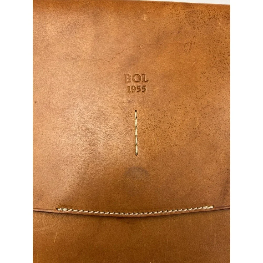 Boldrini Selleria Handmade Florentine Leather Clutch / Document Holder Italy